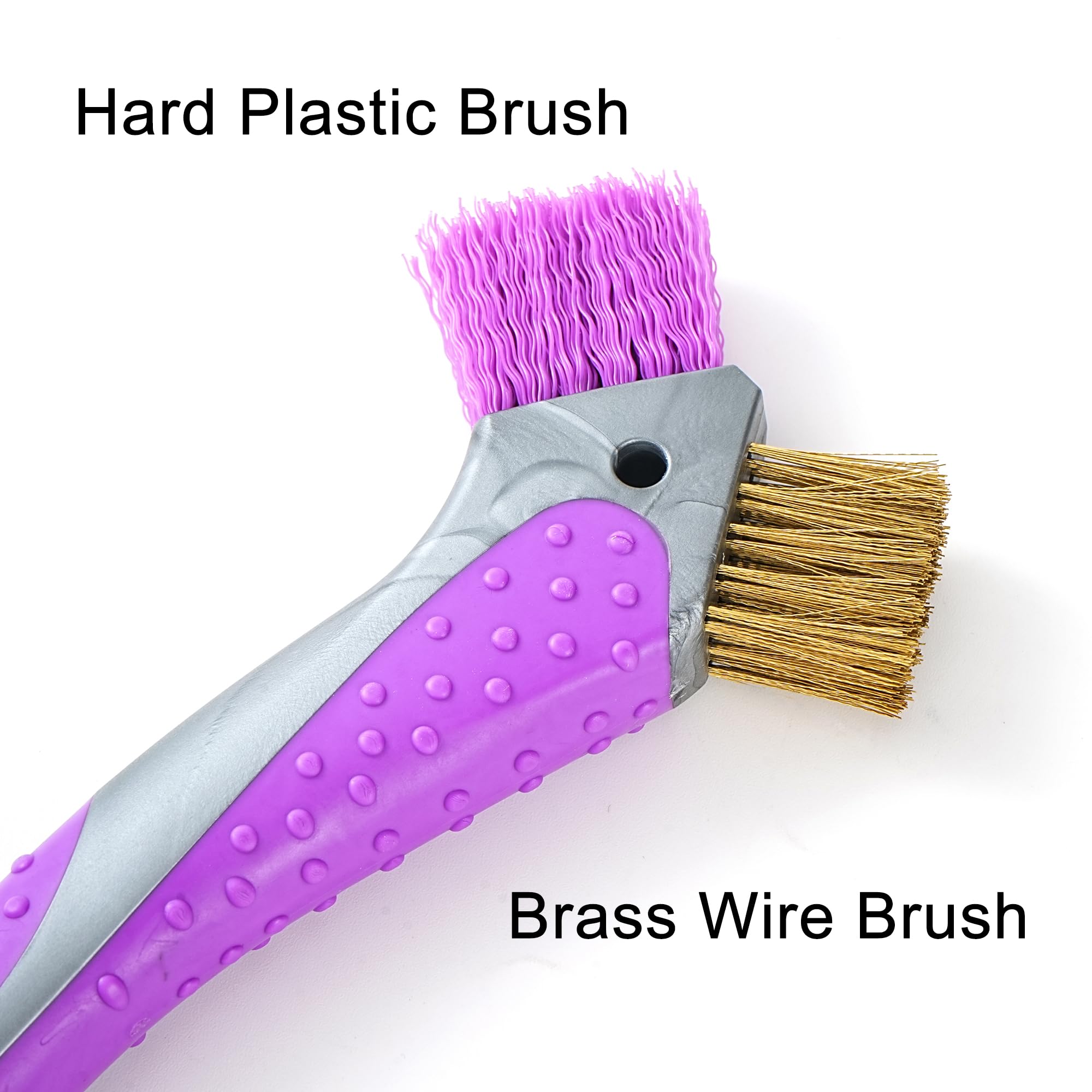 homcare gros plan de la brosse en laiton pour frotter les incrustations