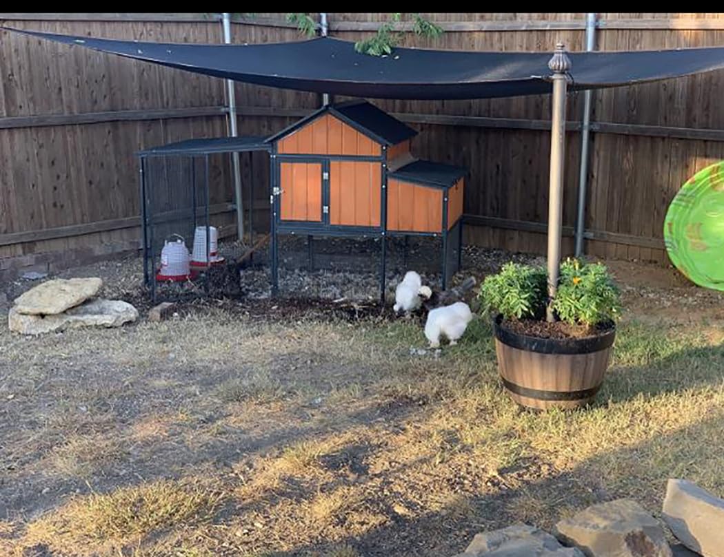 HomeABC bâche sur terrasse protégeant meubles et invités du soleil