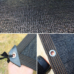 HomeABC bâche installée sur chenil créant ombre et confort
