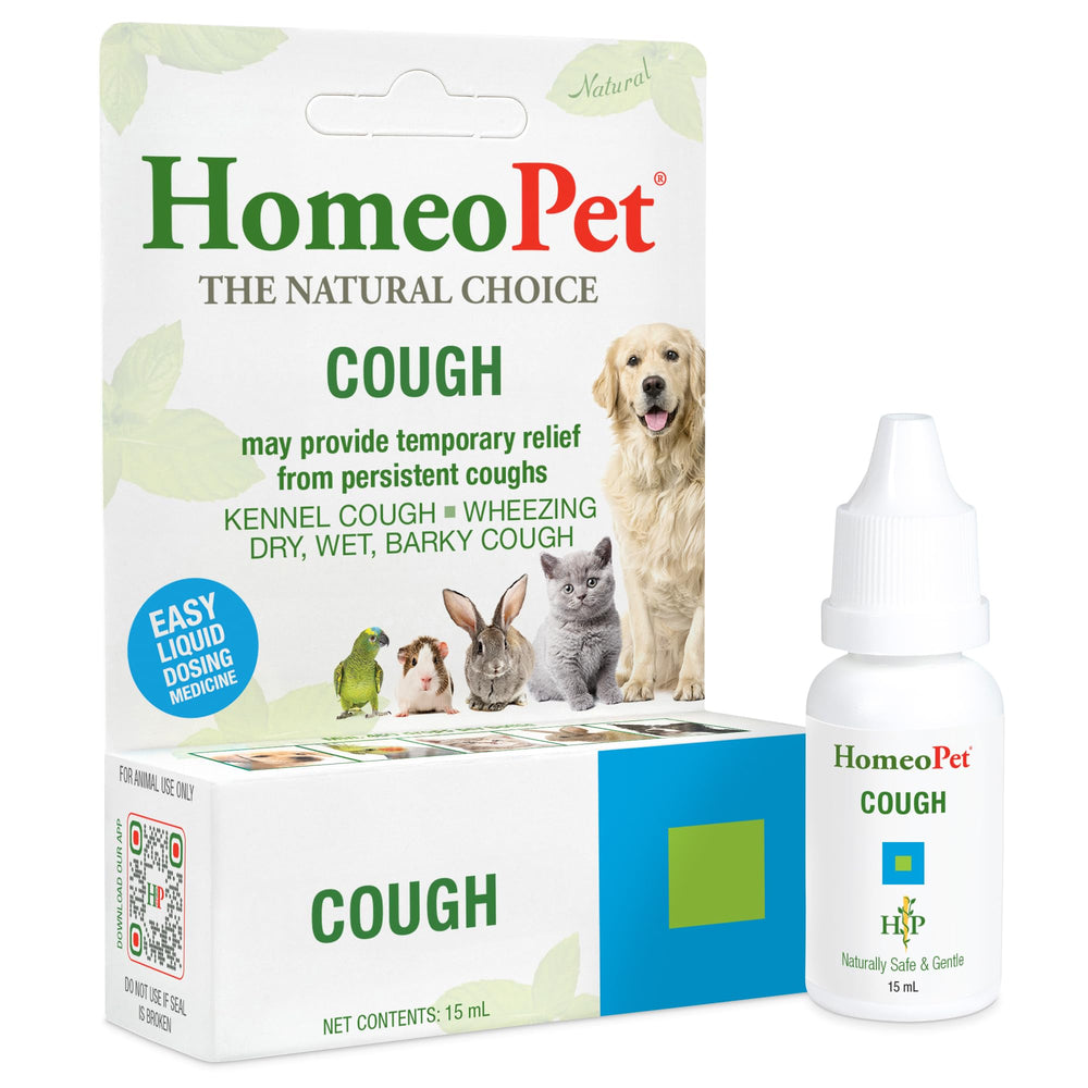 HomeoPet flacon 15 ml présenté frontalement montrant le format pratique