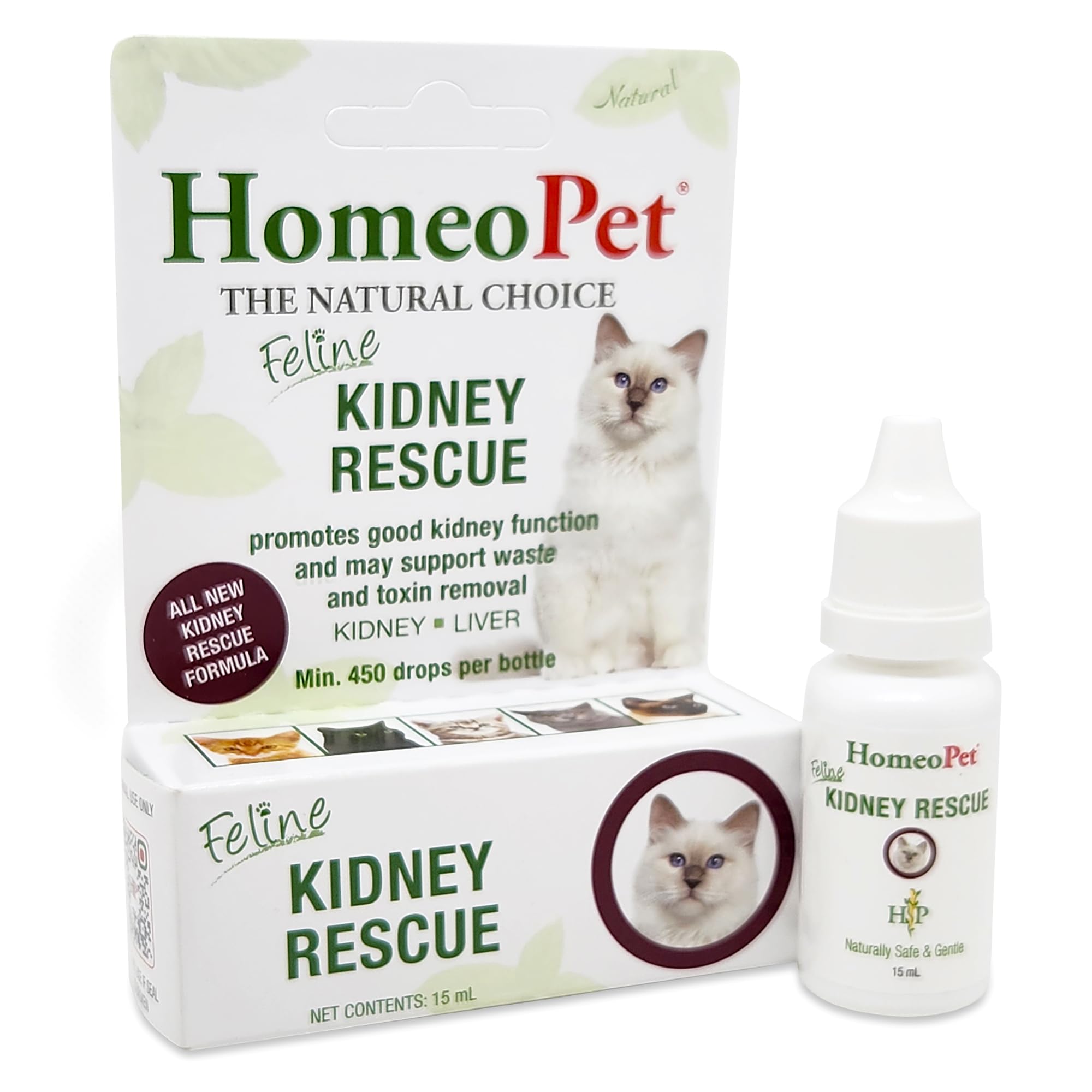 HomeoPet flacon et boîte en avant montrant le produit et bénéfice confort