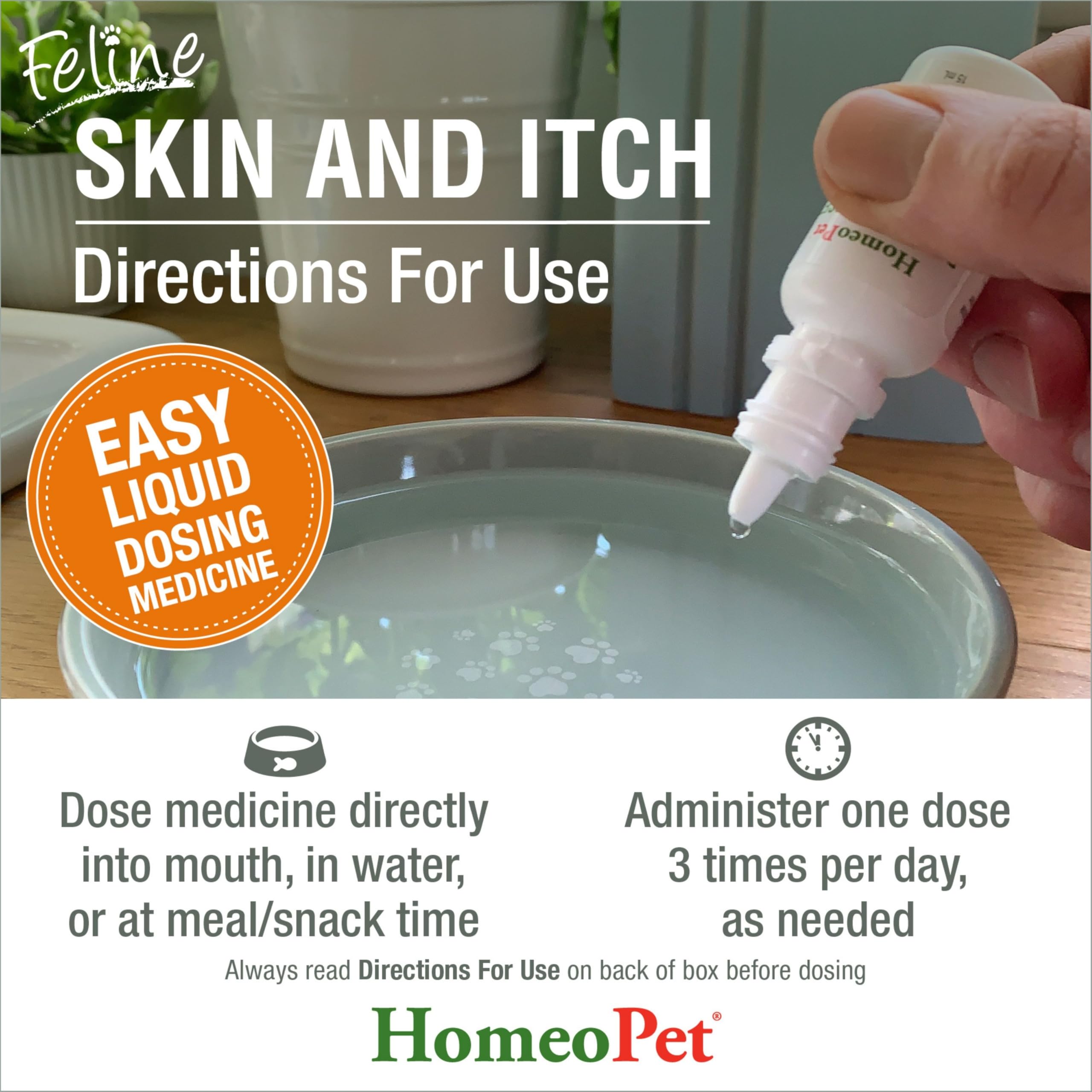 HomeoPet flacon taille comparaison pour visualiser les 15 millilitres