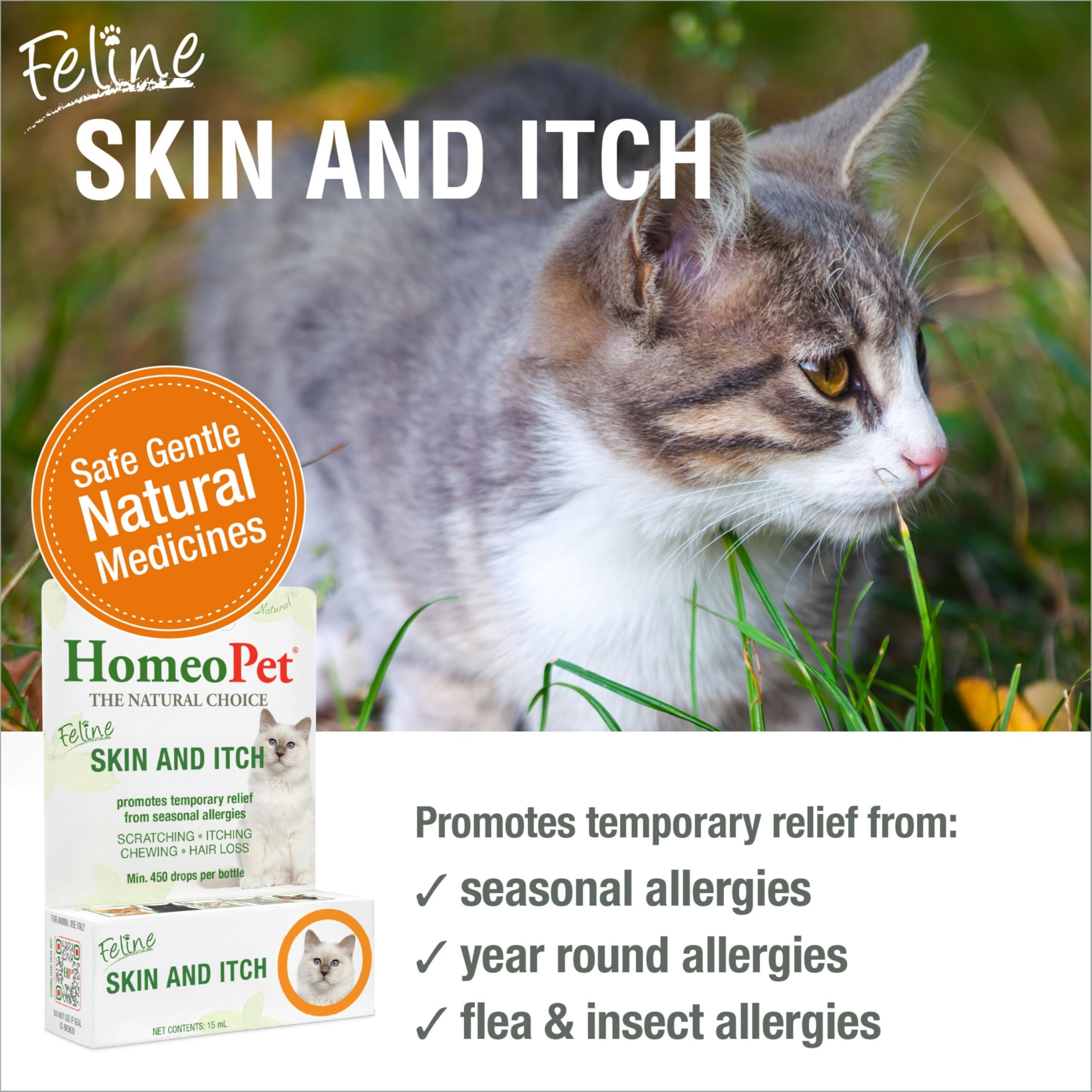 HomeoPet gouttes en gros plan illustrant texture liquide facile à doser
