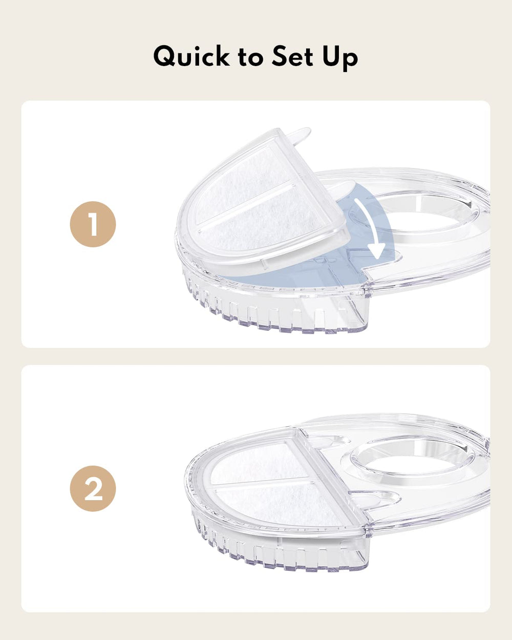 Homerunpet comparaison taille du filtre pour vérifier compatibilité modèle