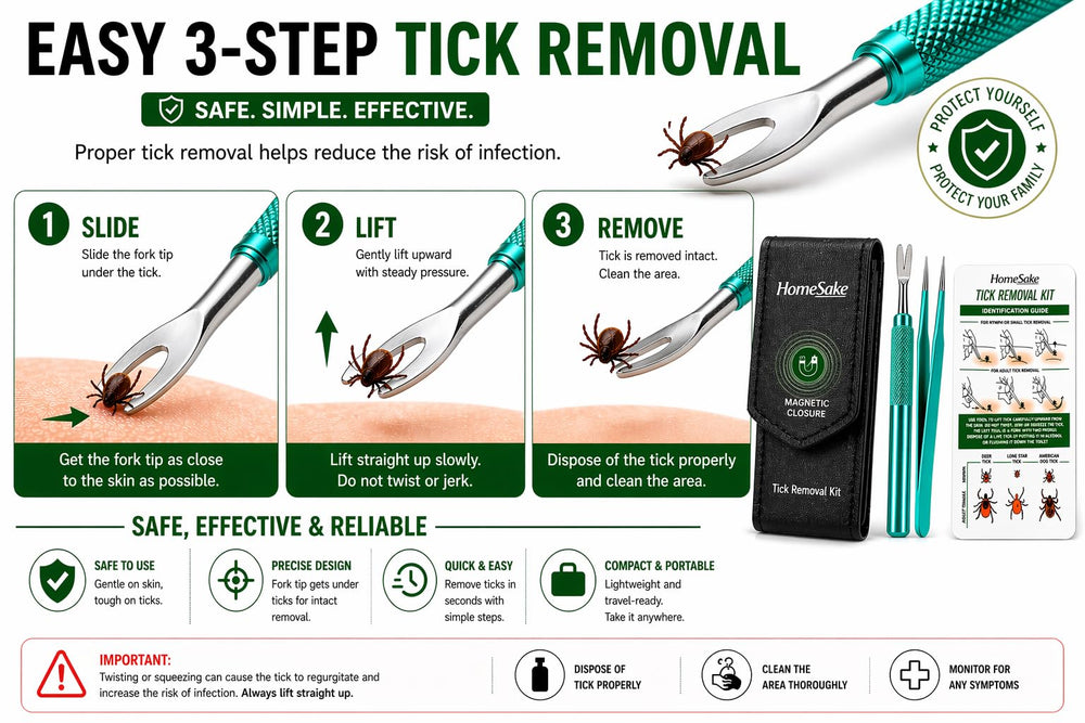 Homesake outil extracteur en gros plan montrant précision