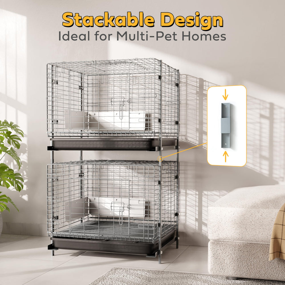 HOMESTEAD cage installée en intérieur illustrant usage domestique pratique
