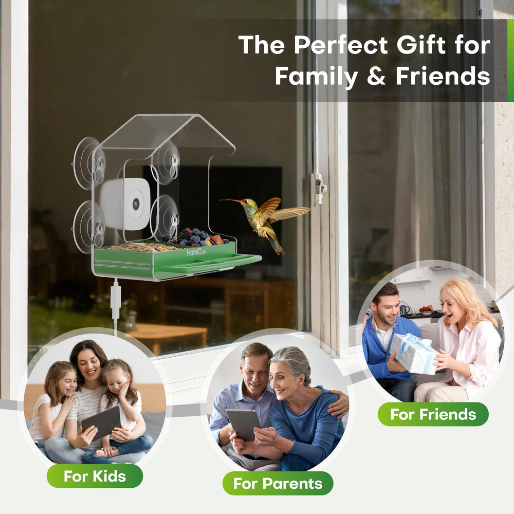 HOMIQ LIFE emballage cadeau prêt à offrir pour amateurs d'ornithologie