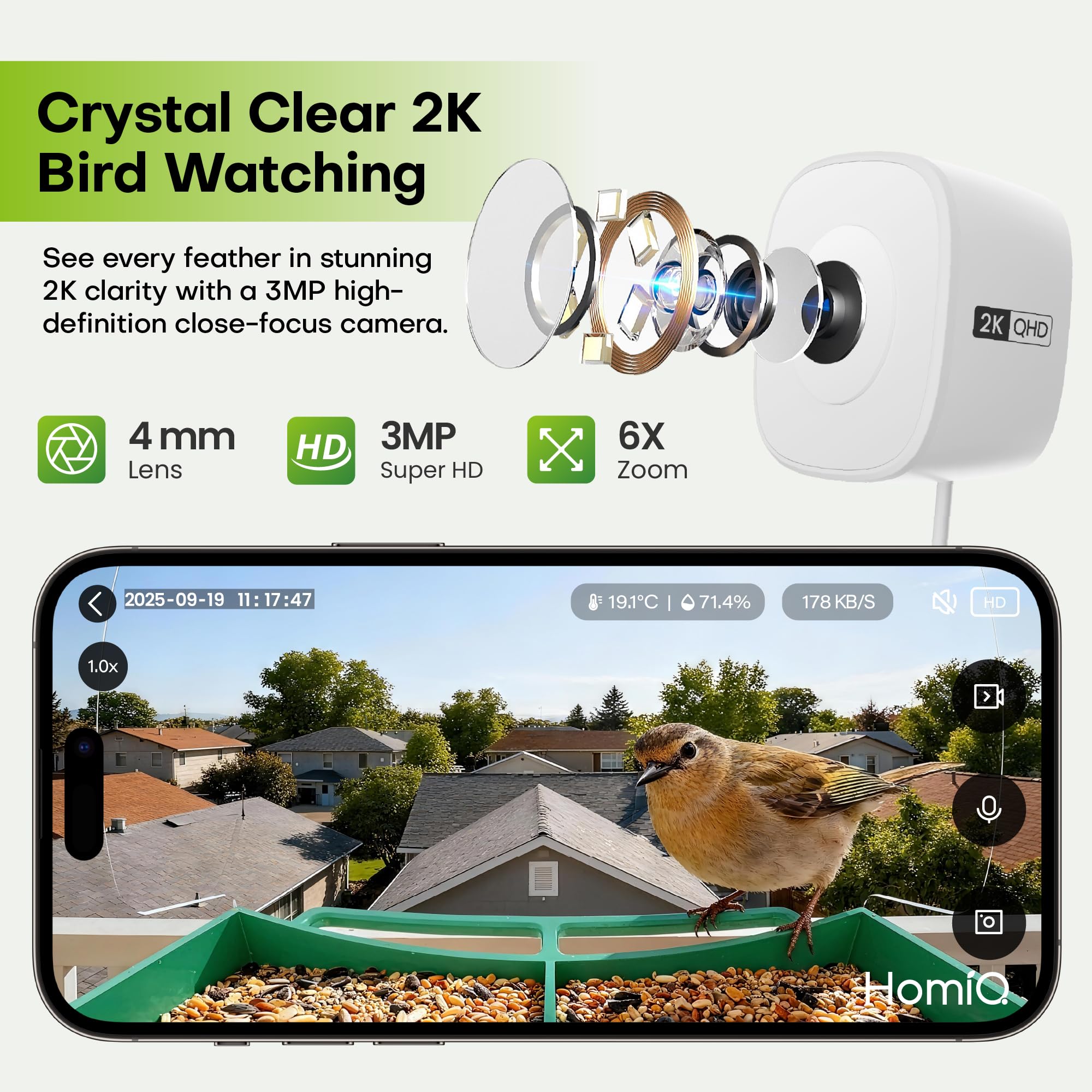 HOMIQ LIFE zoom sur les cinq ventouses montrant fixation solide et stabilité
