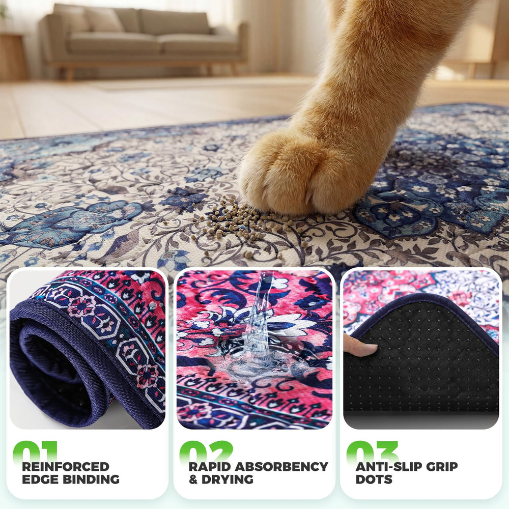 Hompet comparaison taille sur sol illustrant couverture extra-large 24x36