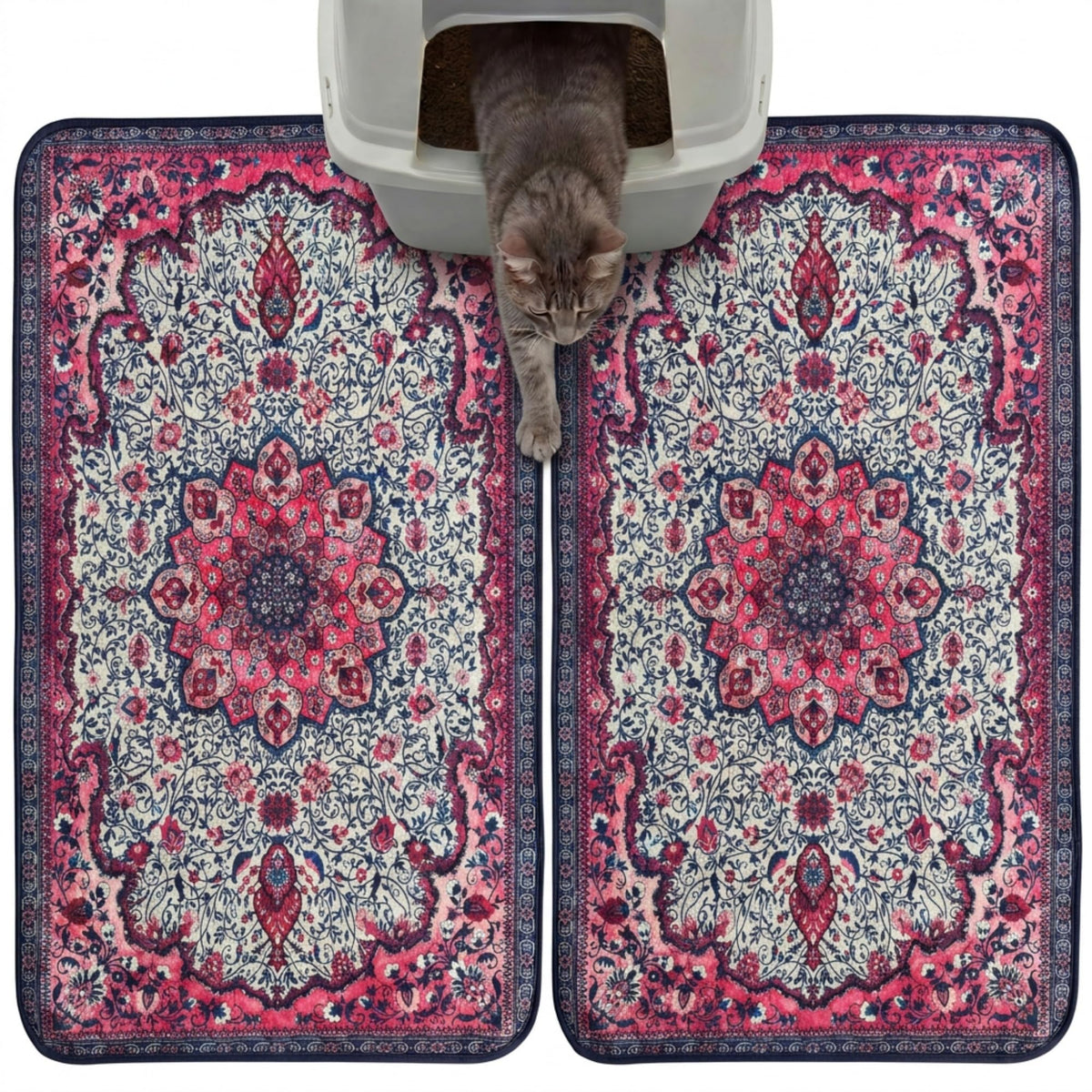 Hompet vue face avant du tapis montrant design compact et protection