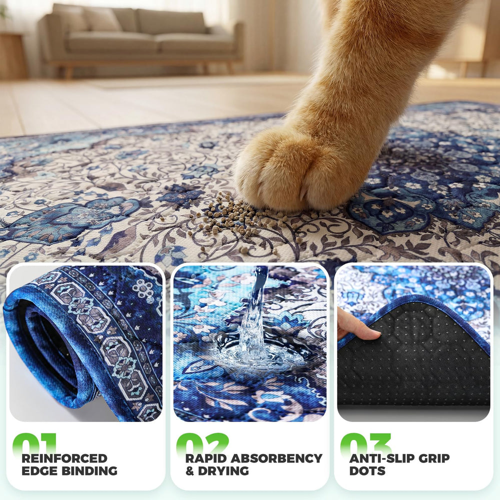 Hompet tapis à côté d’un objet pour comparaison d’échelle pratique