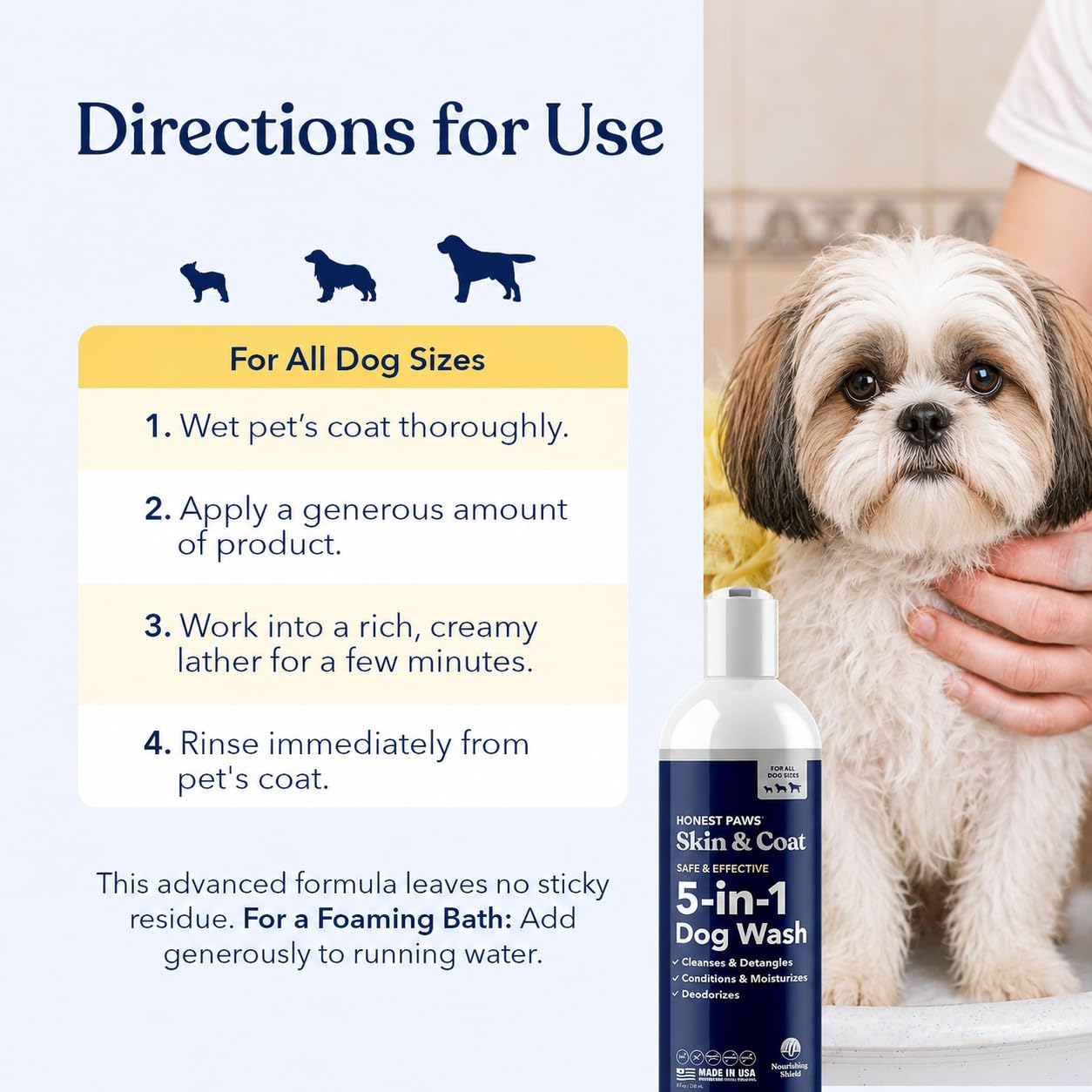 Honest Paws étiquette des ingrédients naturels, transparence et sécurité