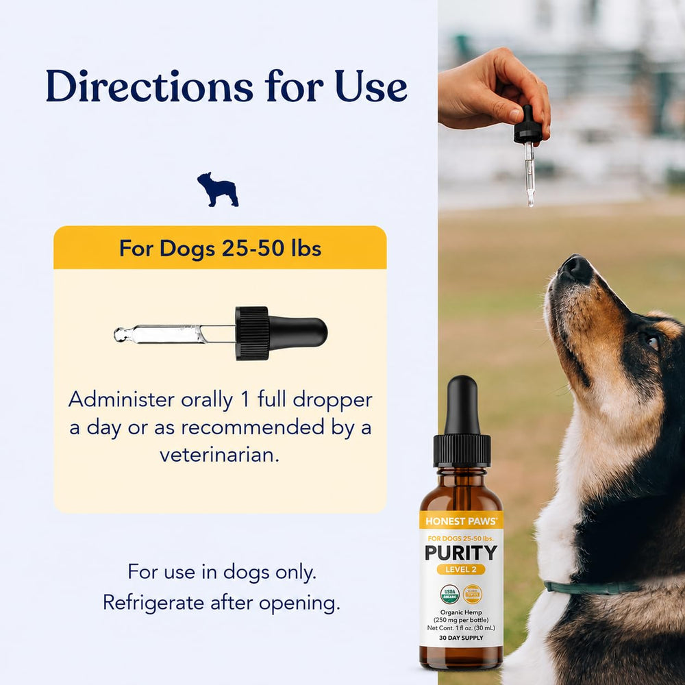 Honest Paws emballage avec labels qualité et tests tiers visibles