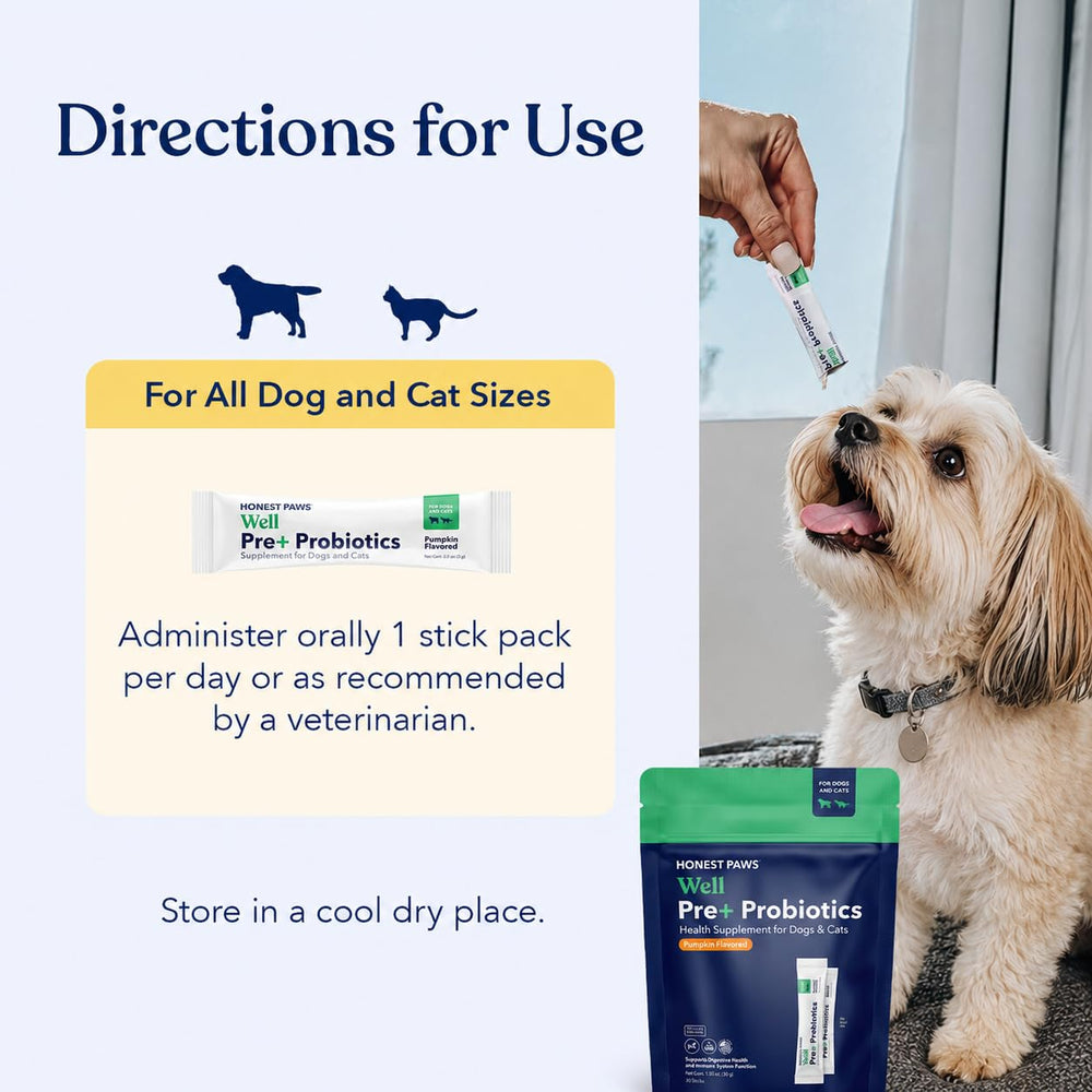Honest Paws portion en sachet tenue en mains, bénéfice transport facile
