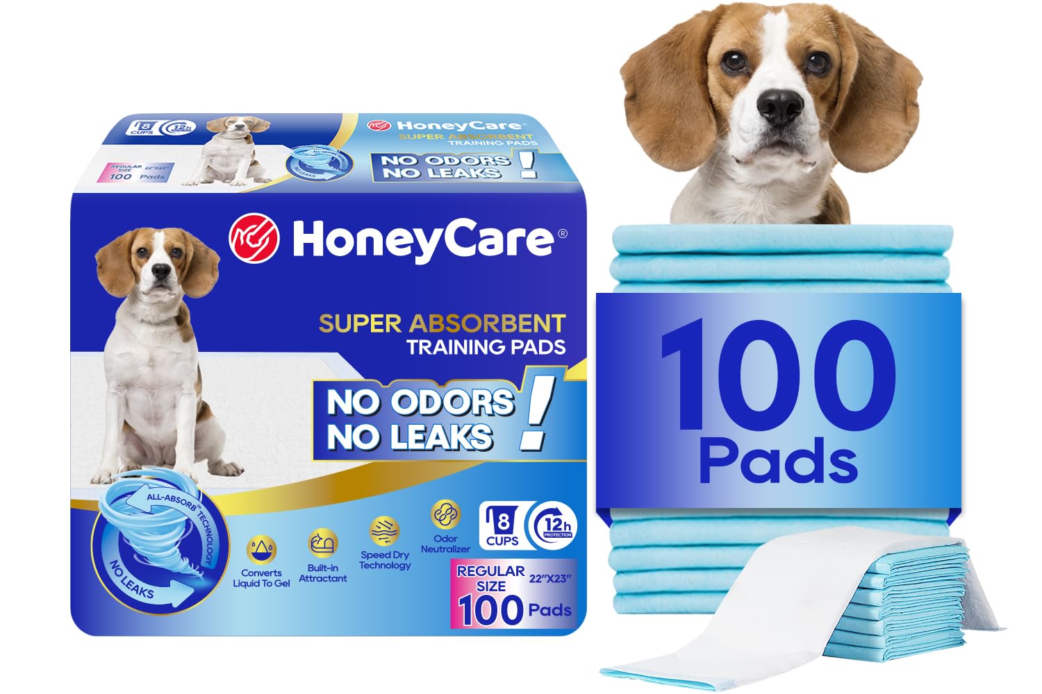 HONEY CARE emballage avant montrant le format grand et l’offre pratique