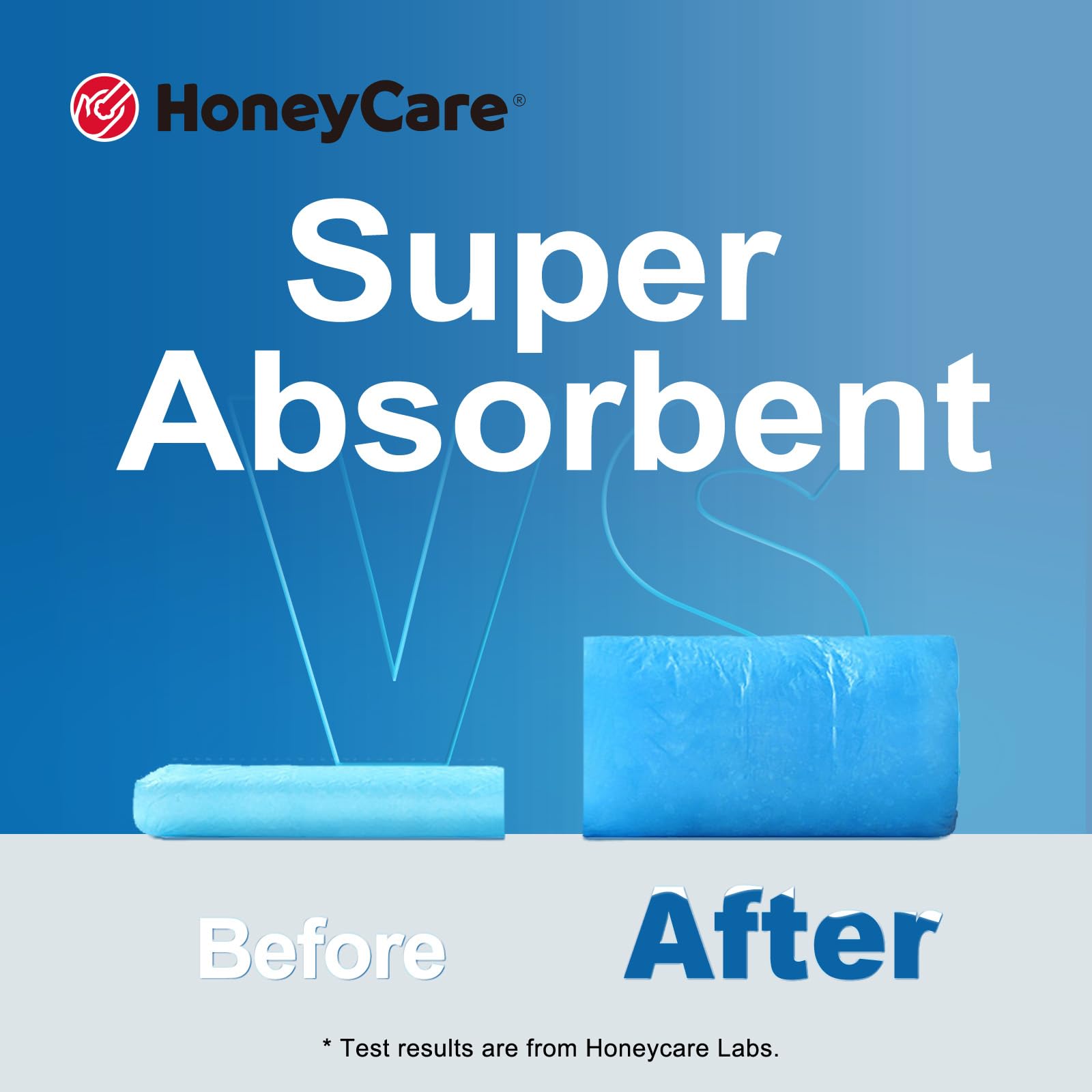 HONEY CARE film imperméable au dos protégeant le sol contre les fuites