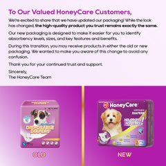 HONEY CARE gros plan du cœur absorbant montrant absorption rapide et sécurité