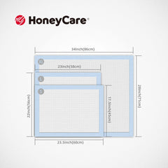 Honey Care chiot utilisant le tapis dans un salon, aide à l'apprentissage