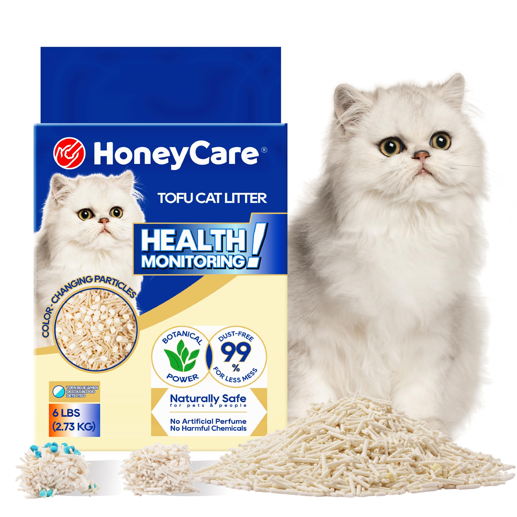 Honey Care emballage avant montrant formule végétale et bénéfice écologique
