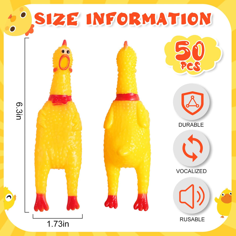 Honoson poulet caoutchouc en main démontrant la facilité d'utilisation et relaxation