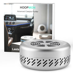 Hoopmon face avant de l'emballage montrant design et durée jusqu'à 10 ans