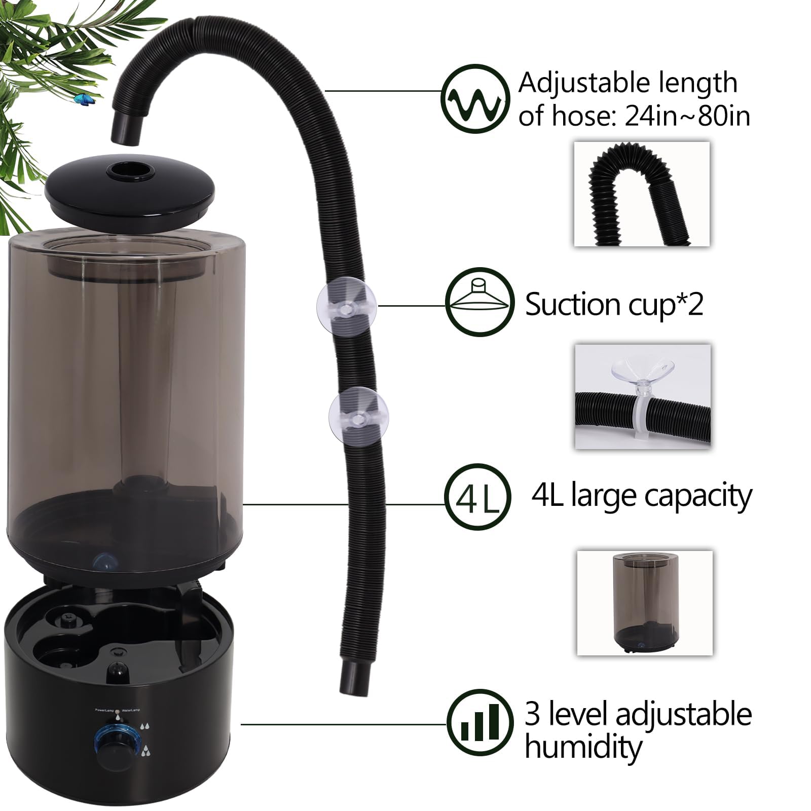 Hoqqf réservoir transparent gros plan pour surveillance simple du niveau d'eau