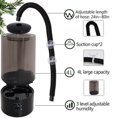 Hoqqf réservoir transparent gros plan pour surveillance simple du niveau d'eau
