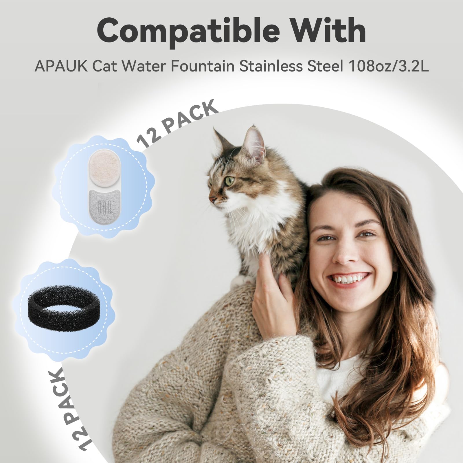 Hoscabss gros plan filtre quatre couches montrant efficacité