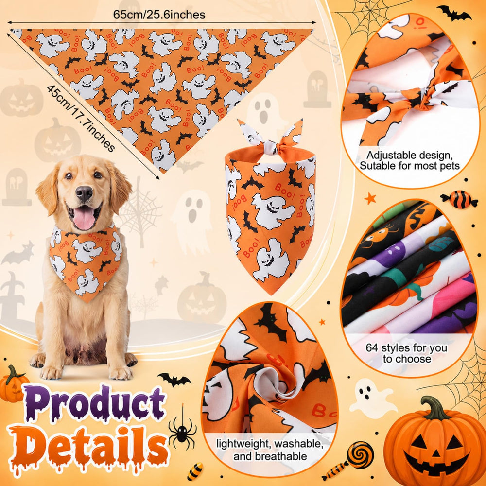Gros plan motif Halloween Hosuly montrant les couleurs vives et la netteté