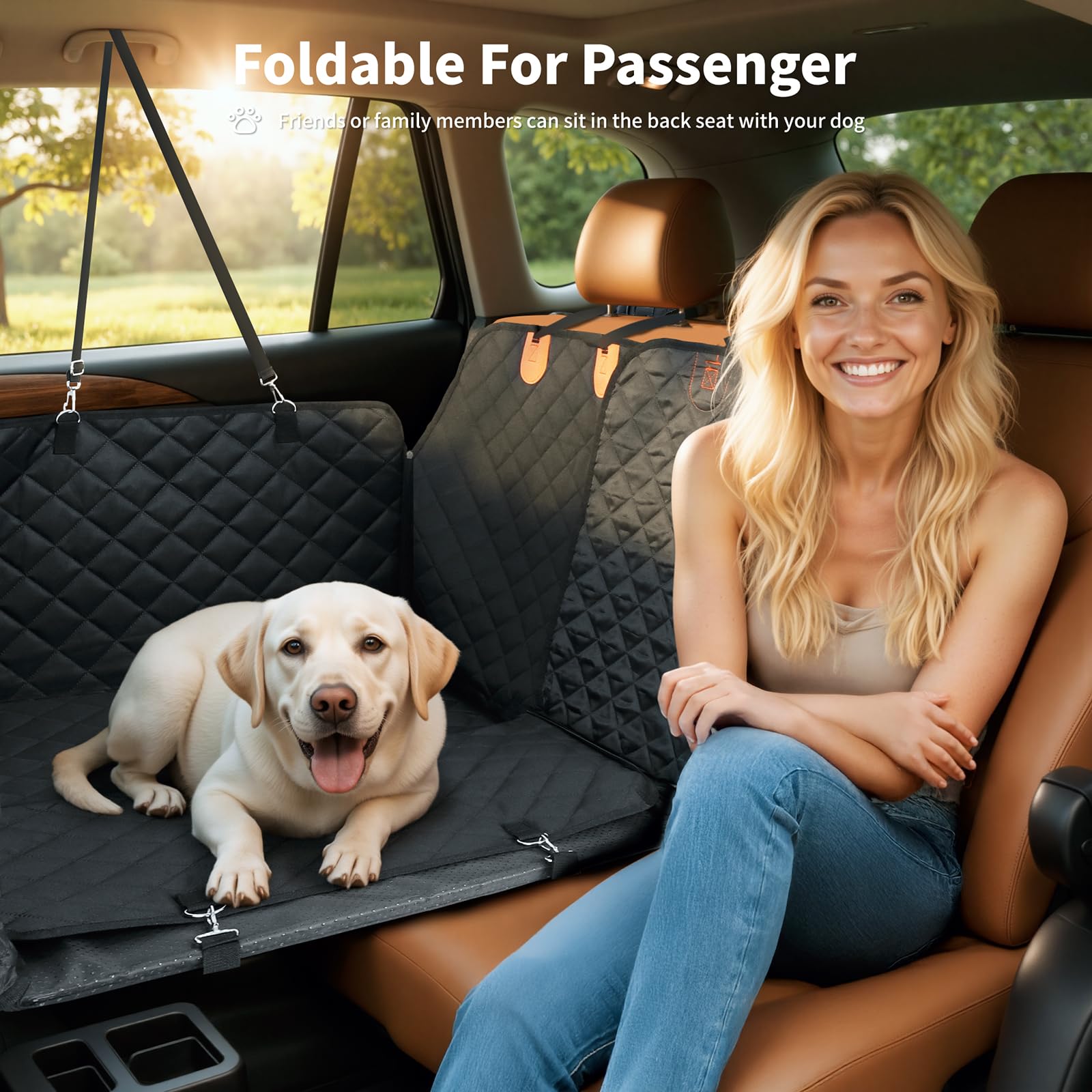 HOTEAGLE comparaison taille chiens sur housse, capacité confortable
