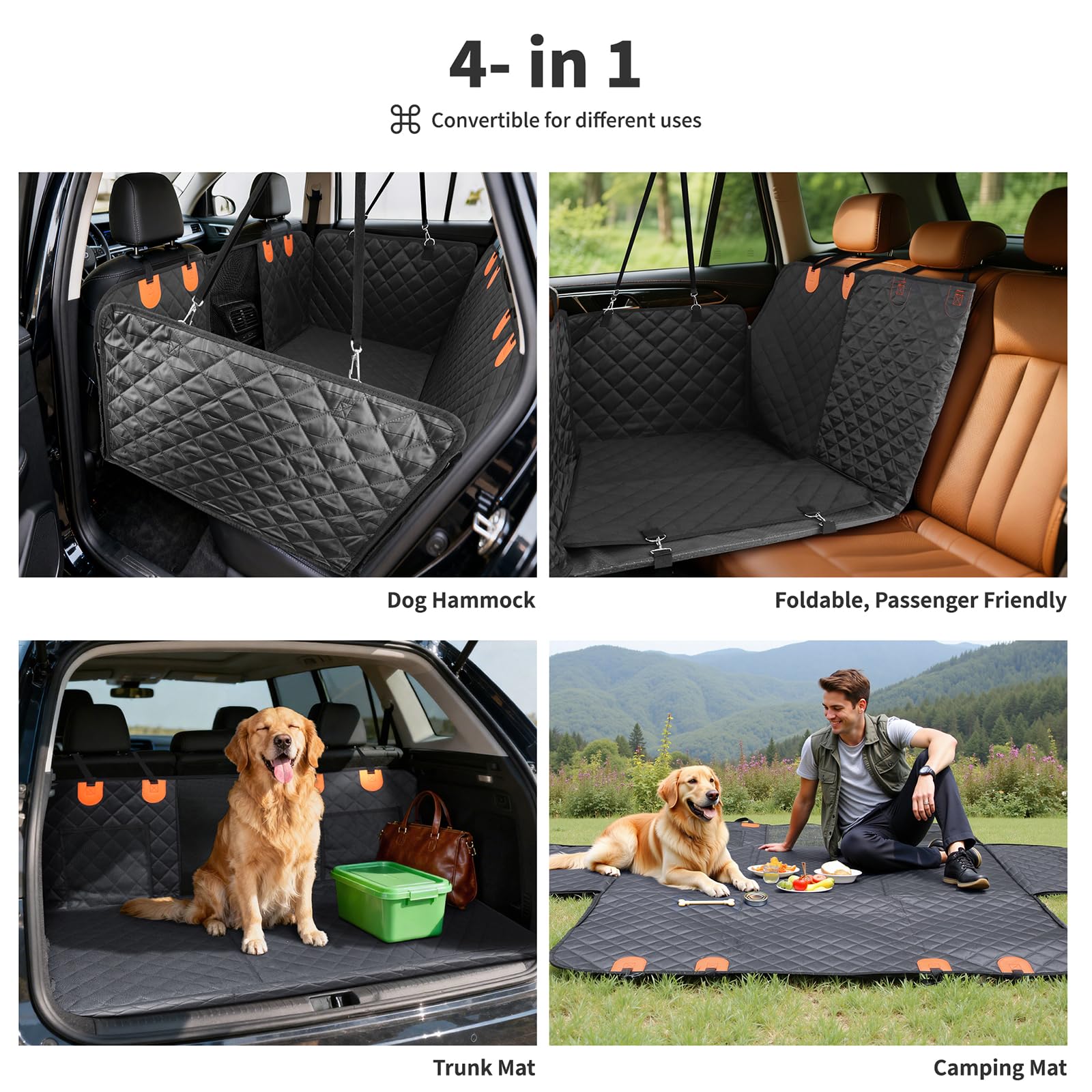 HOTEAGLE grandes poches de rangement, organisation pratique