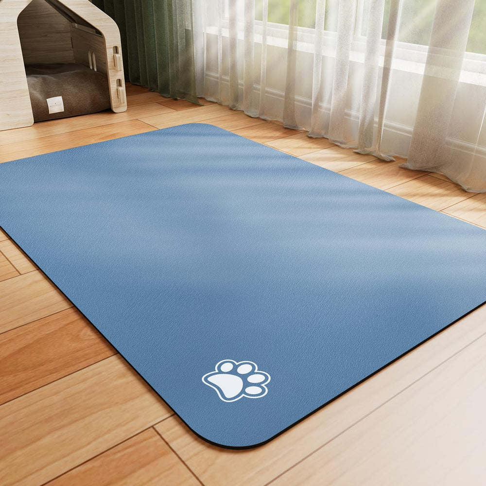 HotLive tapis avant emballage montrant couleur paw blue et protection du sol
