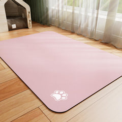 HotLive tapis face avant Paw Pink protège sol et facilite nettoyage