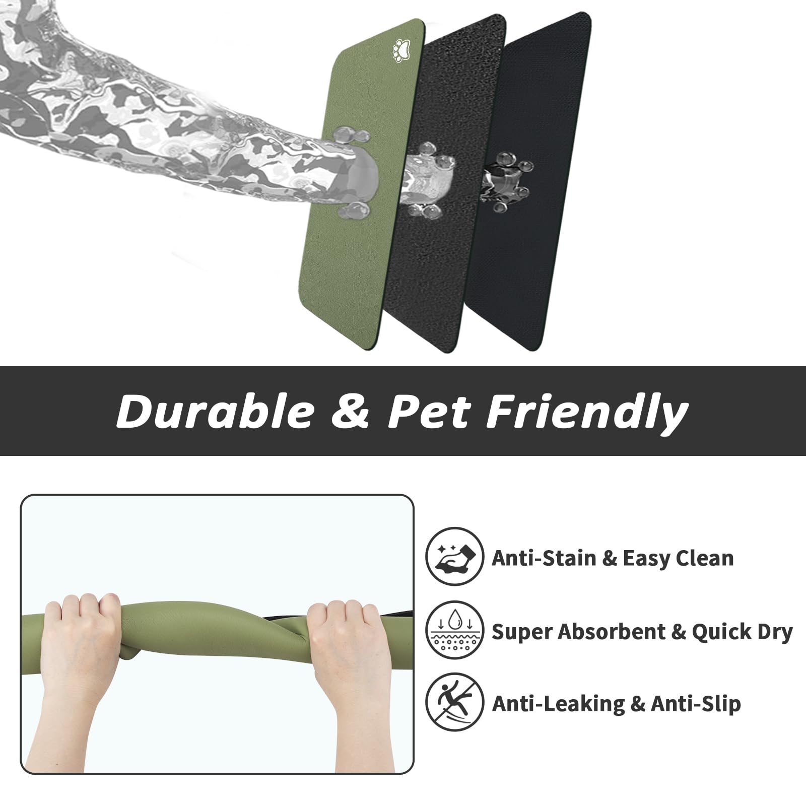 HotLive tapis dans cuisine moderne, protège parquet et simplifie entretien