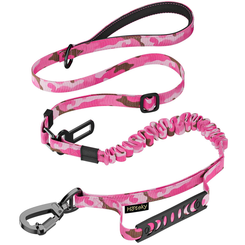 Hotsky laisse rose camo vue frontale, style et durabilité