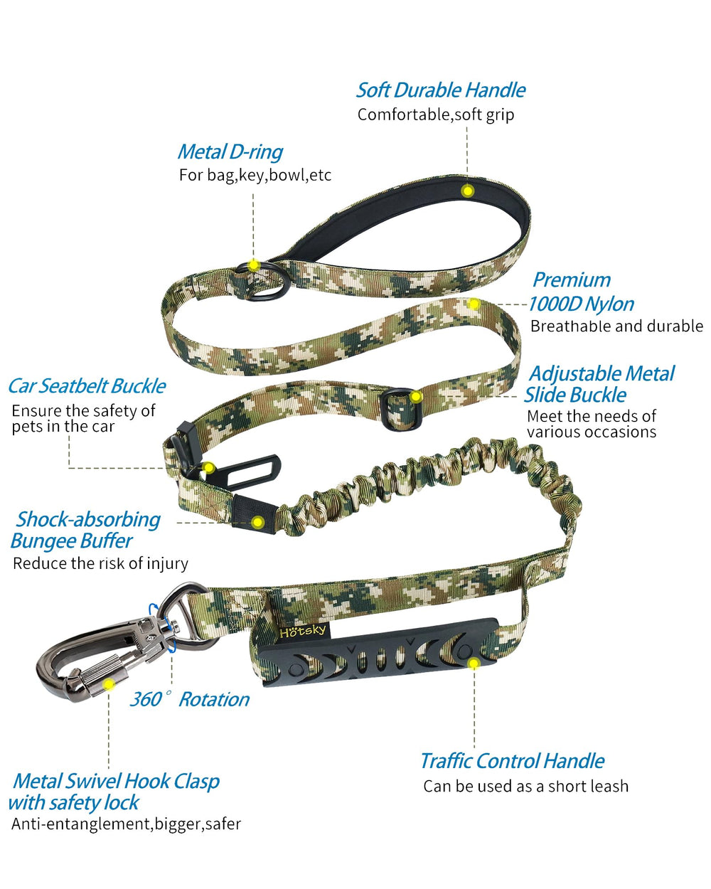 Hotsky détail du nylon haute densité pour durabilité accrue