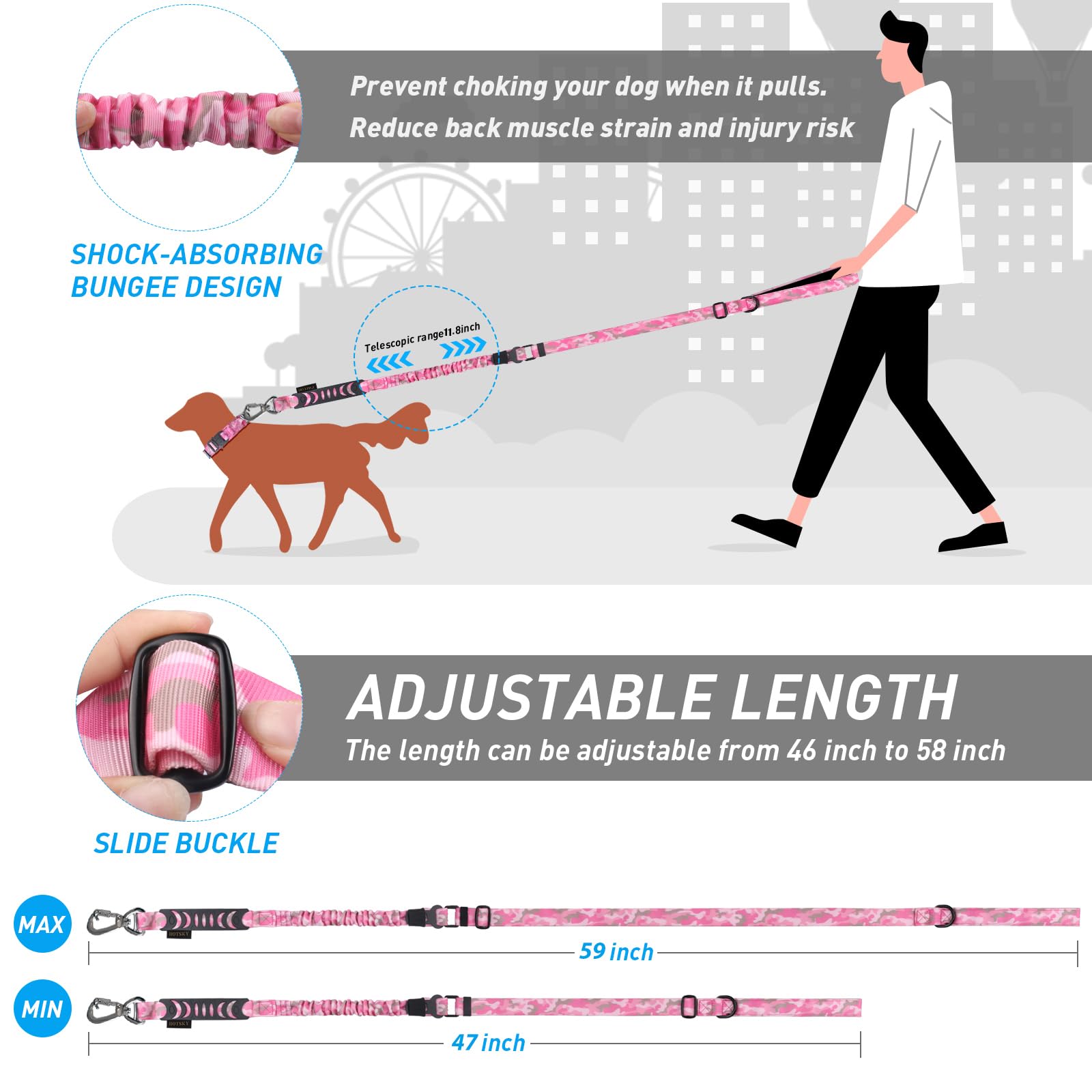 Hotsky anneau D près de la poignée pour accrocher accessoires utiles