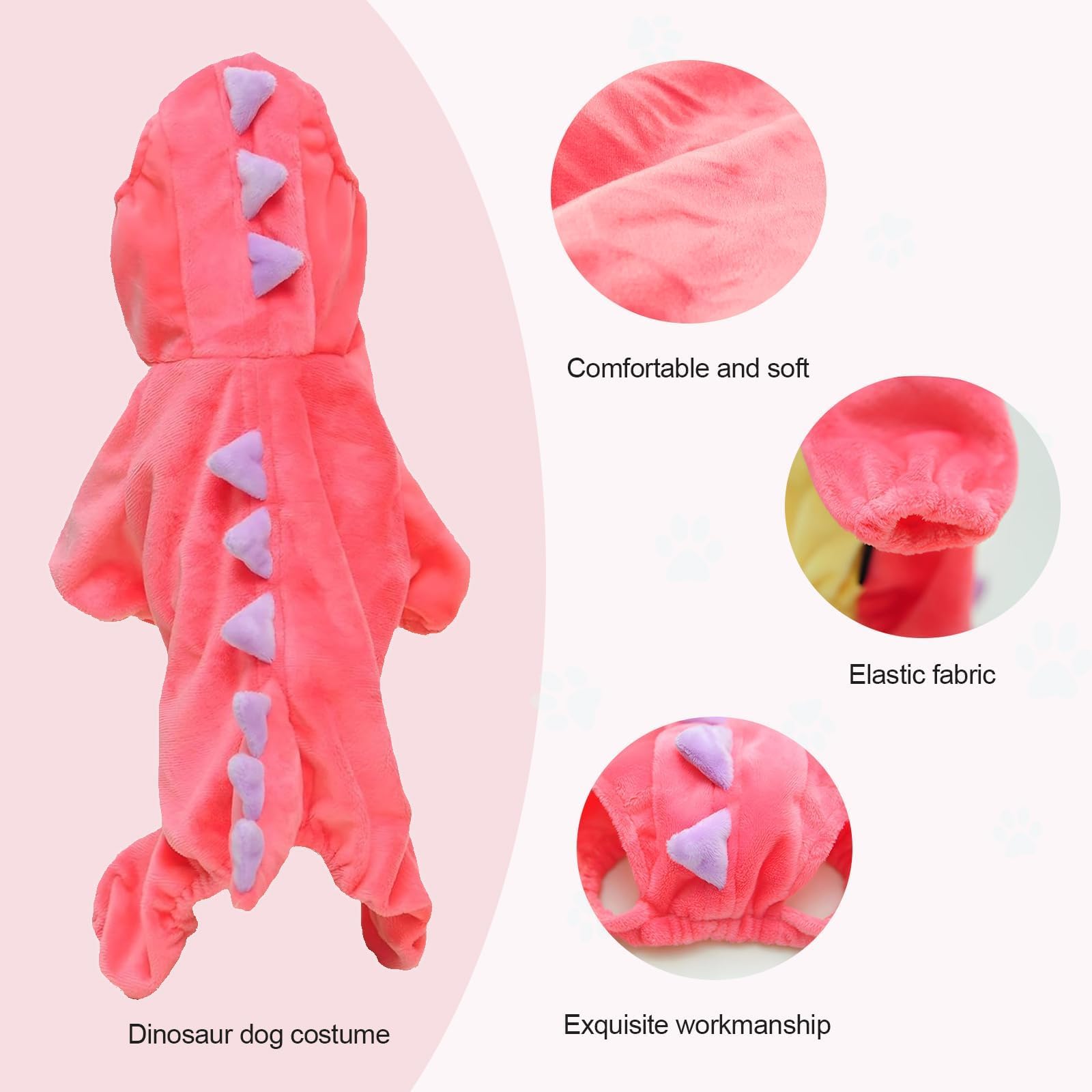 Hotumn capuche dinosaure en gros plan offrant un style adorable