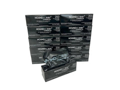 HOUNDSCOOP boîte de rouleaux face montrant le packaging protecteur pour stockage