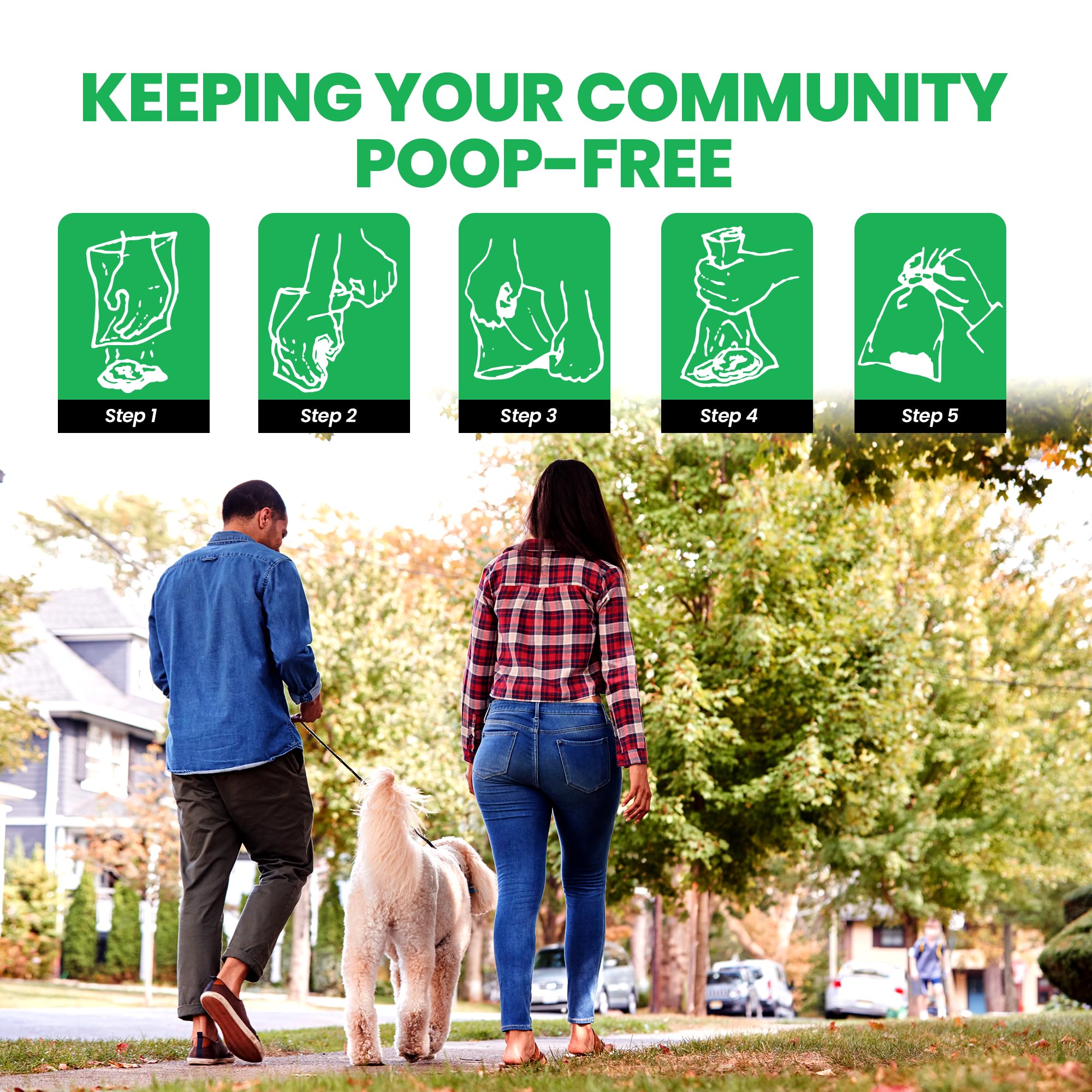 HOUNDSCOOP démonstration utilisation lors d’une promenade, main bien couverte