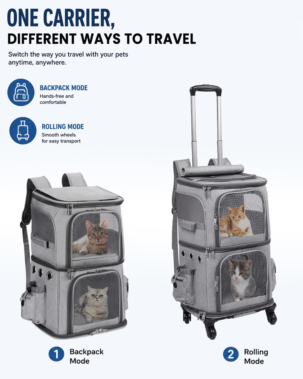 HOVONO poche latérale pour gamelle et accessoires pratiques
