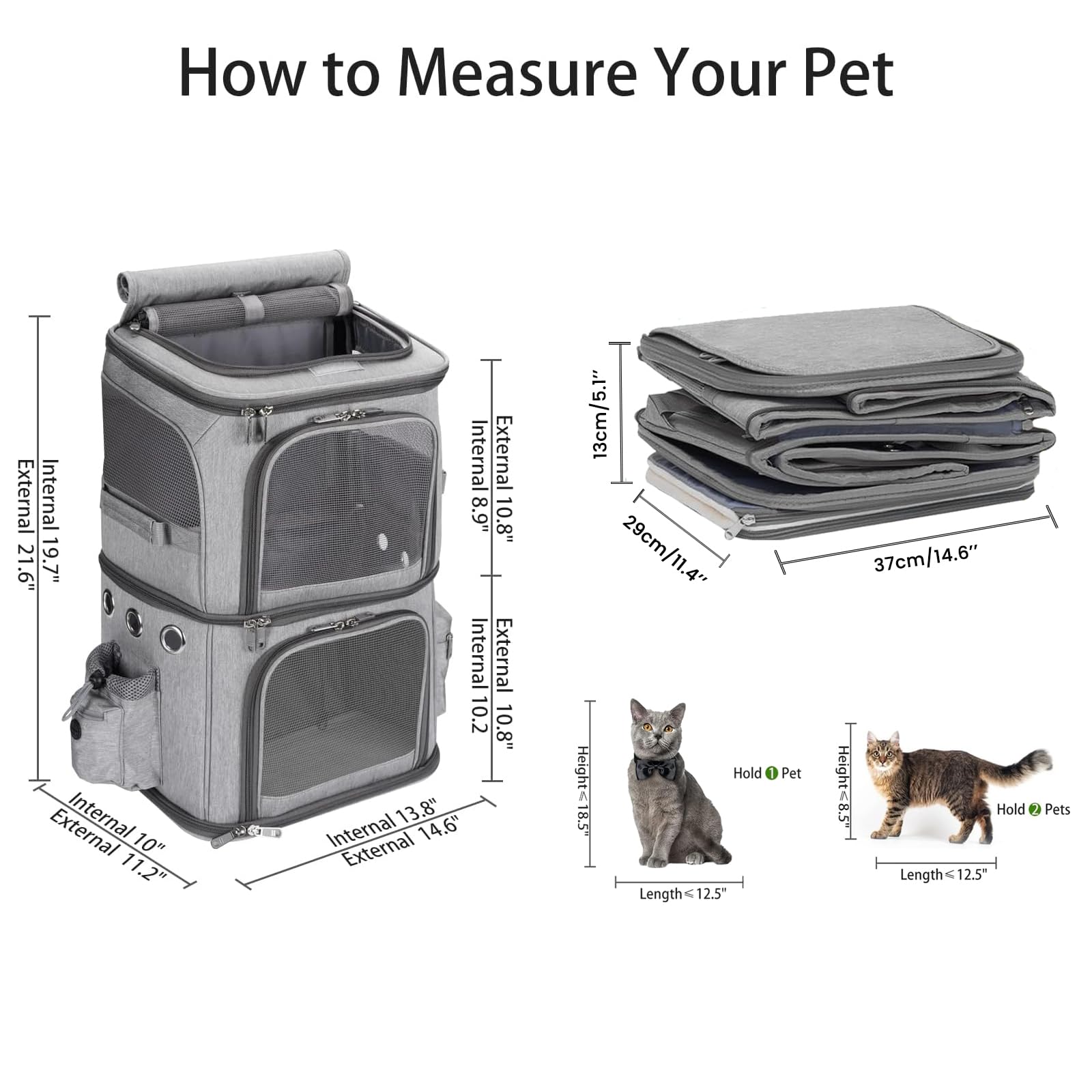 HOVONO comparaison taille montrant ajustement pour petits animaux