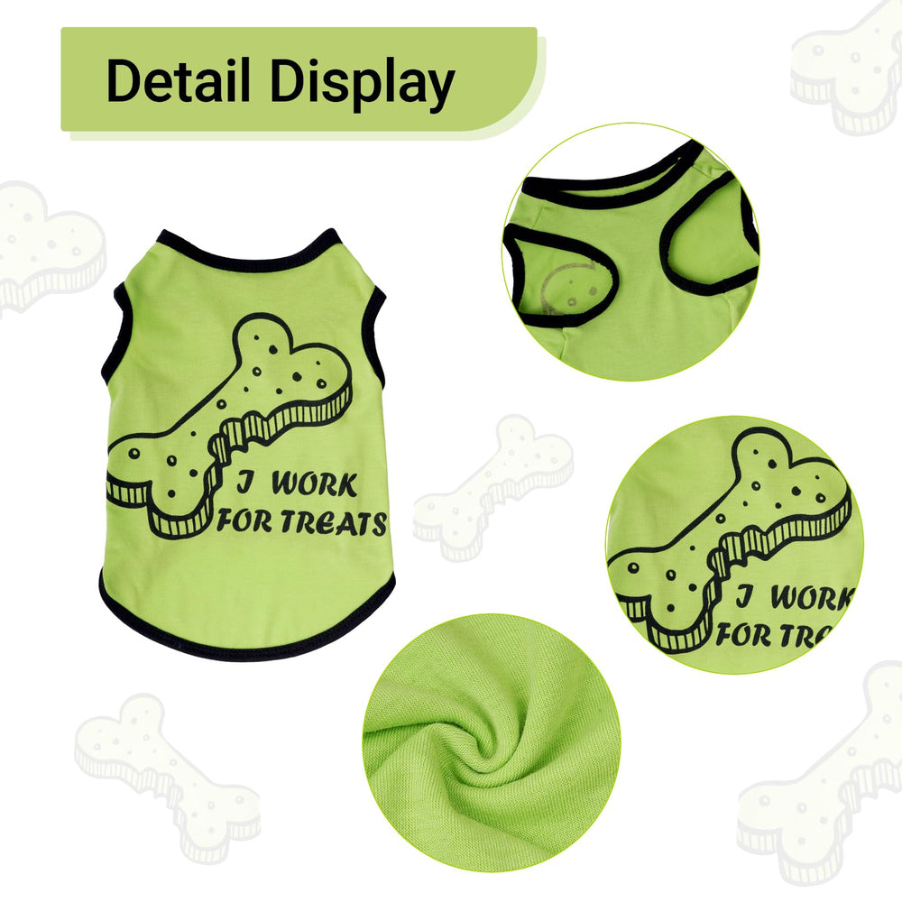hoyuwak chien portant un t-shirt en balade au parc pour confort et style