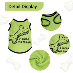 hoyuwak chien portant un t-shirt en balade au parc pour confort et style