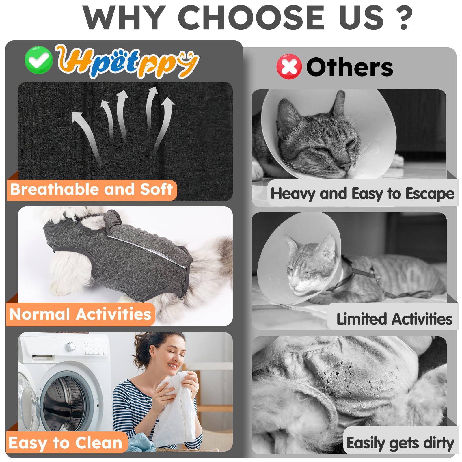 Hpetppy combinaison en situation domestique confort et protection visibles