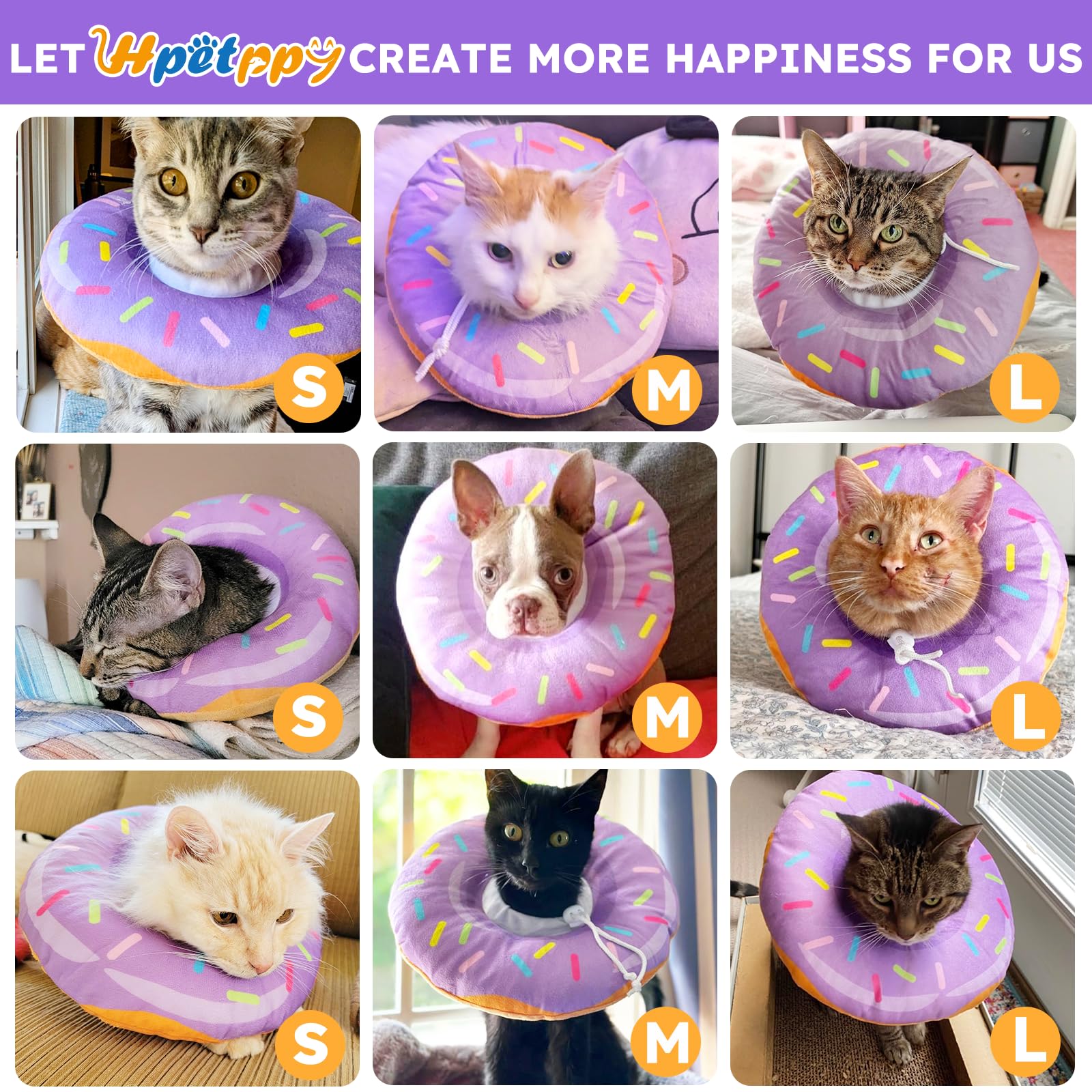 Hpetppy collier porté par chat pendant sieste pour apaisement