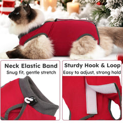 Hpetppy fermeture velcro au dos pour ajustement sûr et rapide