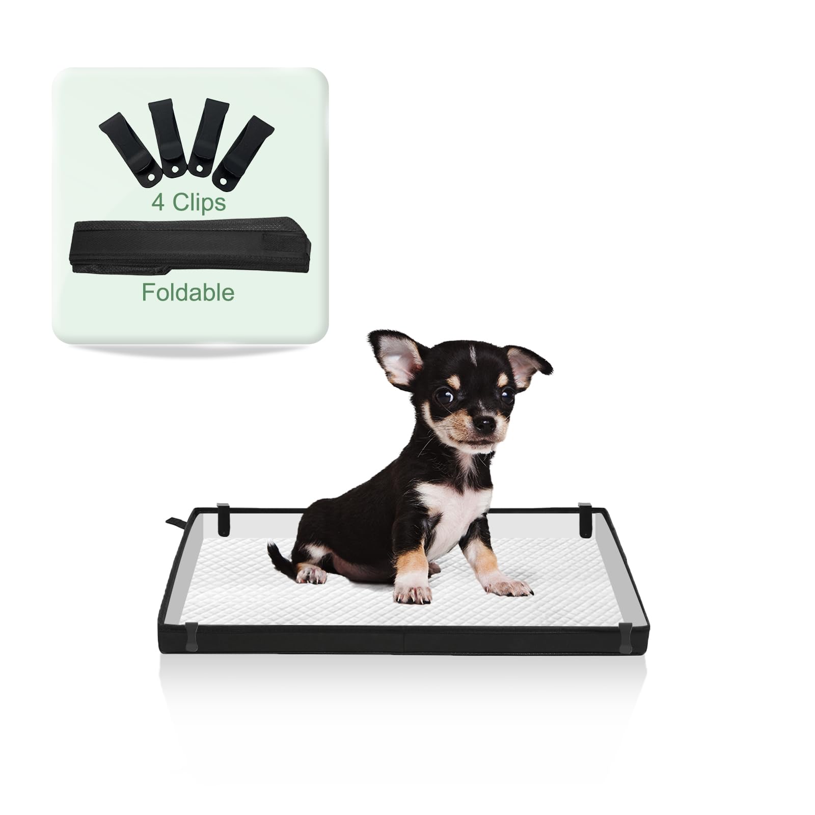 HQ4US 4LEGS face avant du porte-tapis montrant design portable et rangement