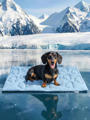 Huafly tapis face avant bleu nuage offrant refroidissement instantané