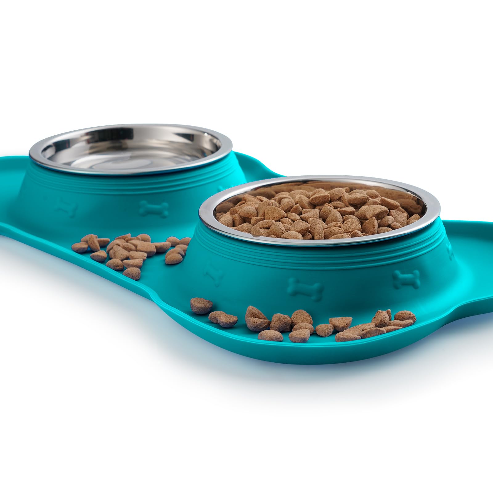Hubulk gamelles en usage avec chiot, stabilité et repas sans débordement